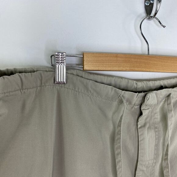 Club Monaco Tan Khaki Drawstring Straight 100% Cotton Pants Men's Size Medium M - Picture 4 of 7